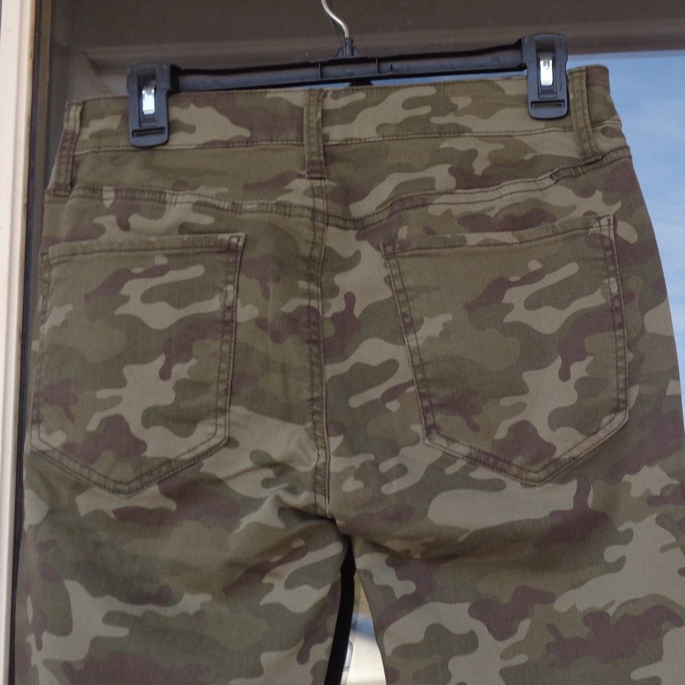 SO camo print jegging lowrise distressed jegging side stripe 11 JR - Picture 10 of 11